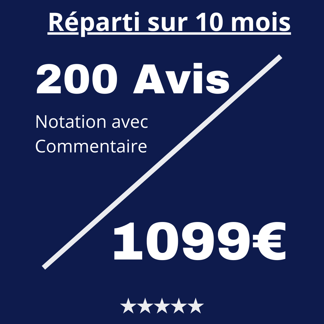 Acheter 200 Vrai Commentaire Trustpilot