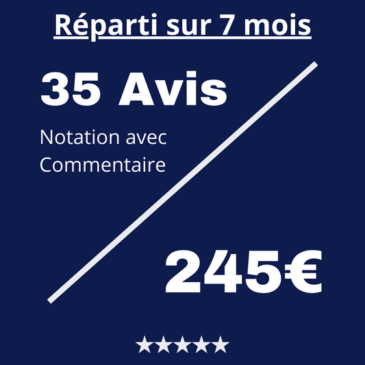 Acheter 35 Avis Trustpilot avec Commentaire